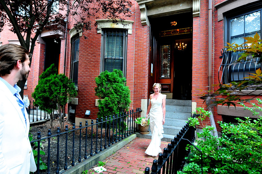 boston elopement first look