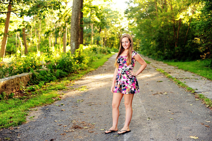 fort williams park senior session