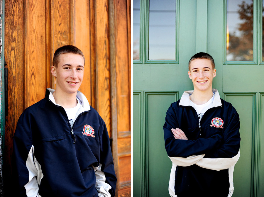 senior photos in the west end in portland, maine