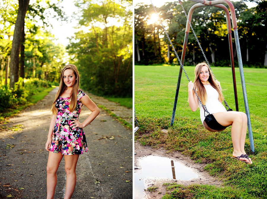 southern maine senior photos at fort williams park