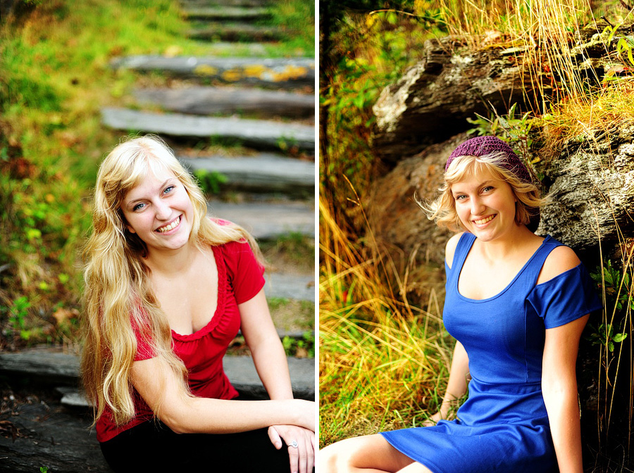 two lights state park senior session