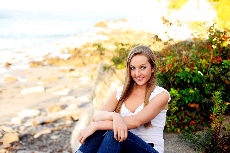 fort williams park senior photo session