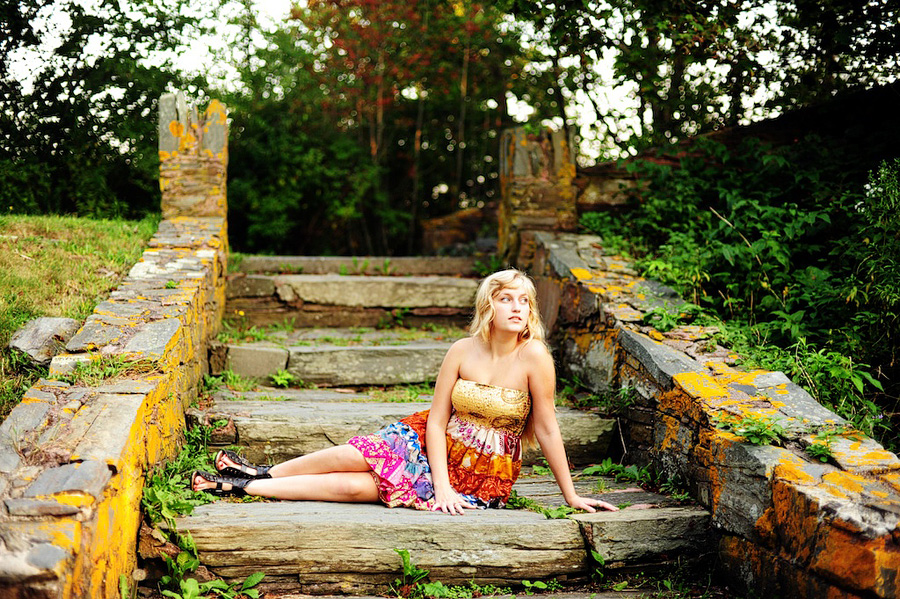 two lights state park senior session