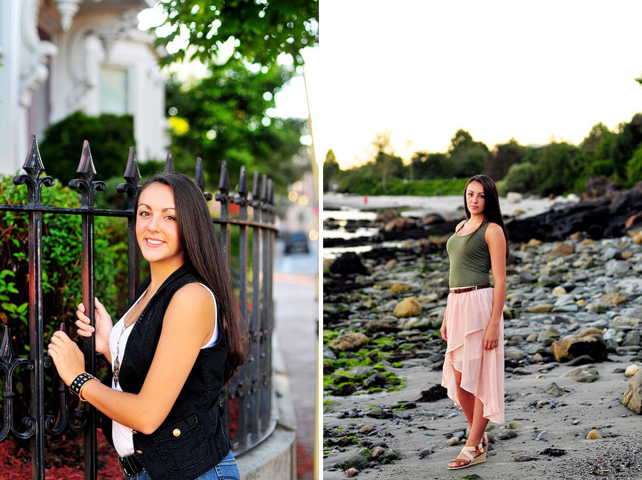 beachy senior photos in southern maine