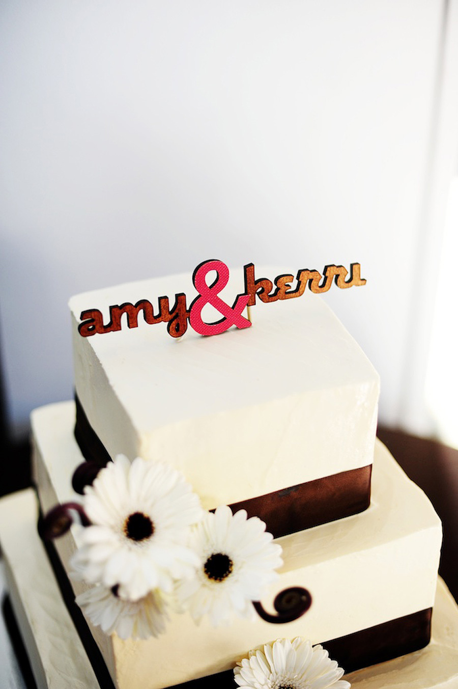 laser cut wood cake topper