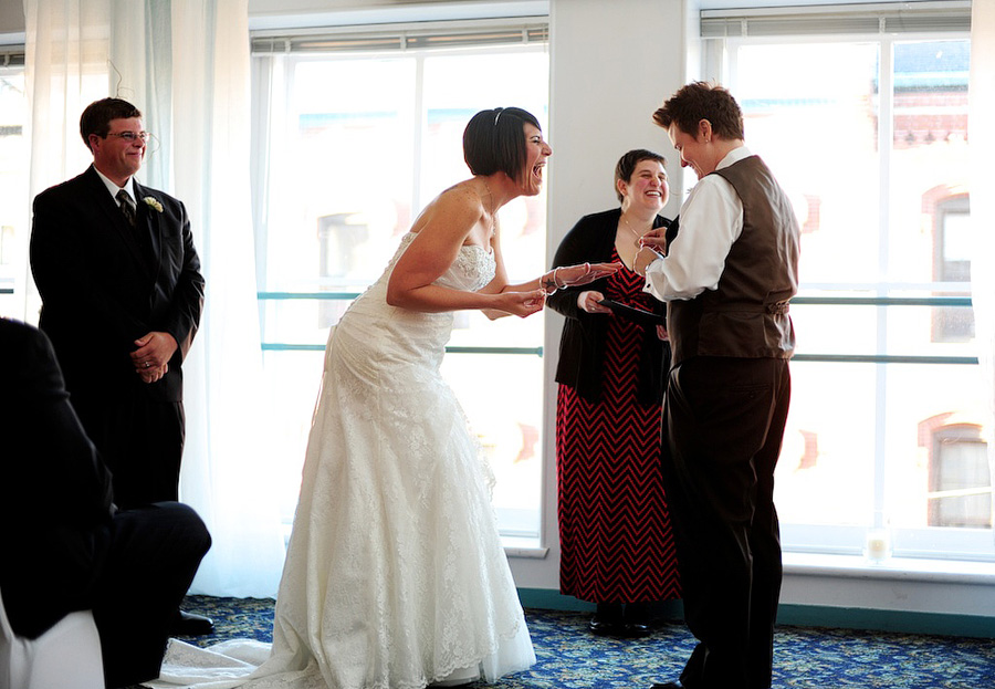 portland, maine wedding ceremony