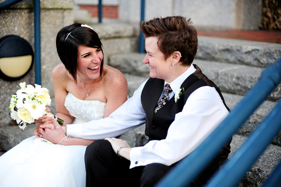 wedding in downtown portland, maine