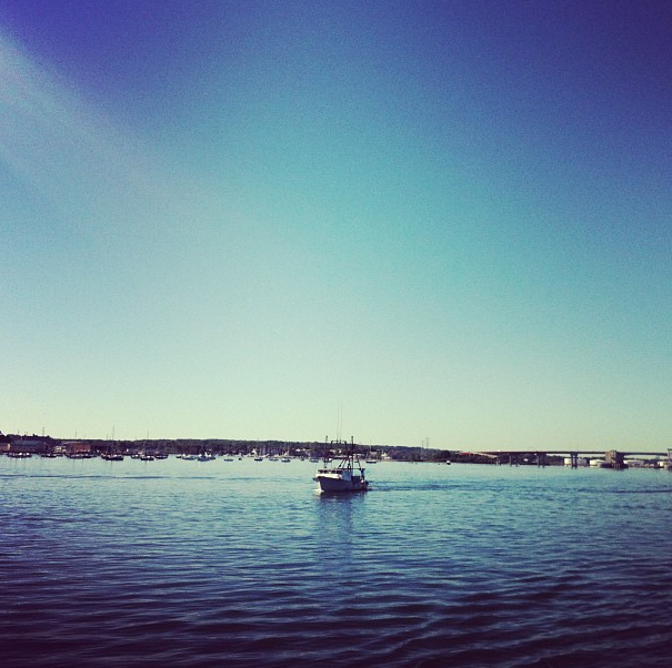 On the ferry ride - gorgeous day!