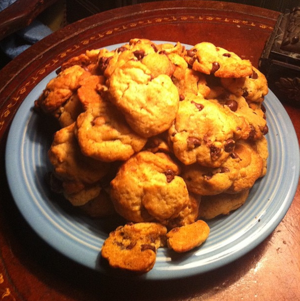 Tyler also made us homemade chocolate chip cookies!