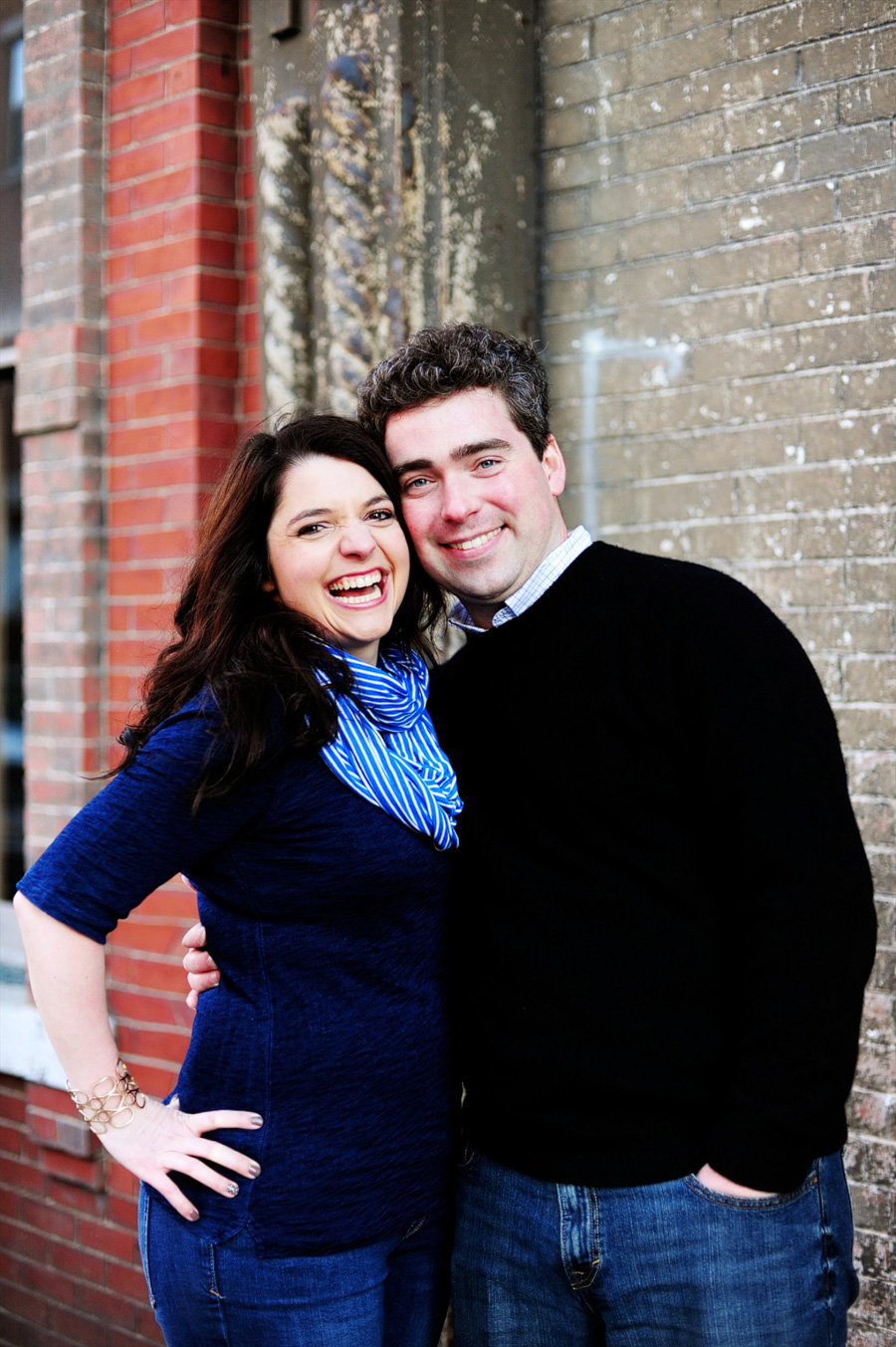 Cortney & Josh were SO happy during their shoot -- Josh made her laugh a ton. :)