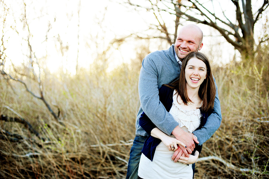 Liz & Joe did their shoot at Fort Williams -- I love the contrast that bare trees offer!