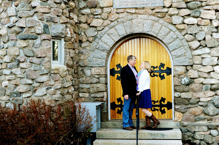 I had to grab a shot of Elizabeth & Bruce at the Ogunquit Memorial Library -- stunning!