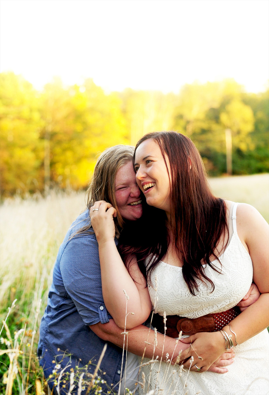 Alisa & Kim were SO happy during their shoot -- can't resist the adorableness!