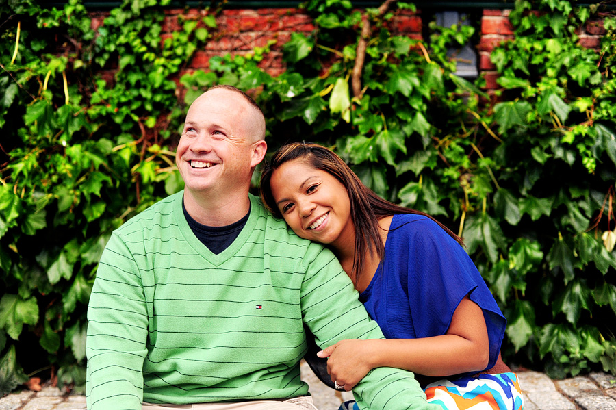 I wandered around the East End and downtown Portland with Lovely & Colin -- we couldn't resist this ivy wall!