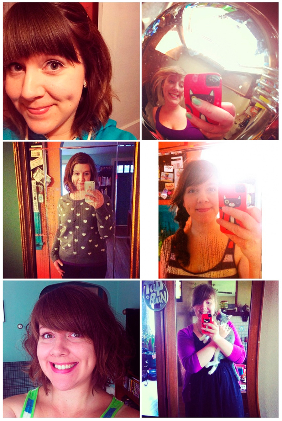 I took lots of SELFIES omg. This might seem weird, but 2013 was a big year for me in terms of getting my self-confidence back. I spent a long time not loving how I looked, but I either started loving it or stopped giving a fuck in 2013, which was awesome.
