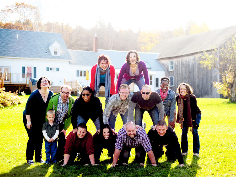 I headed up to Peru, Maine, for Meg & Carrie's amazing FRIEND SESSION! A session with a human pyramid is ALWAYS a win in my book.