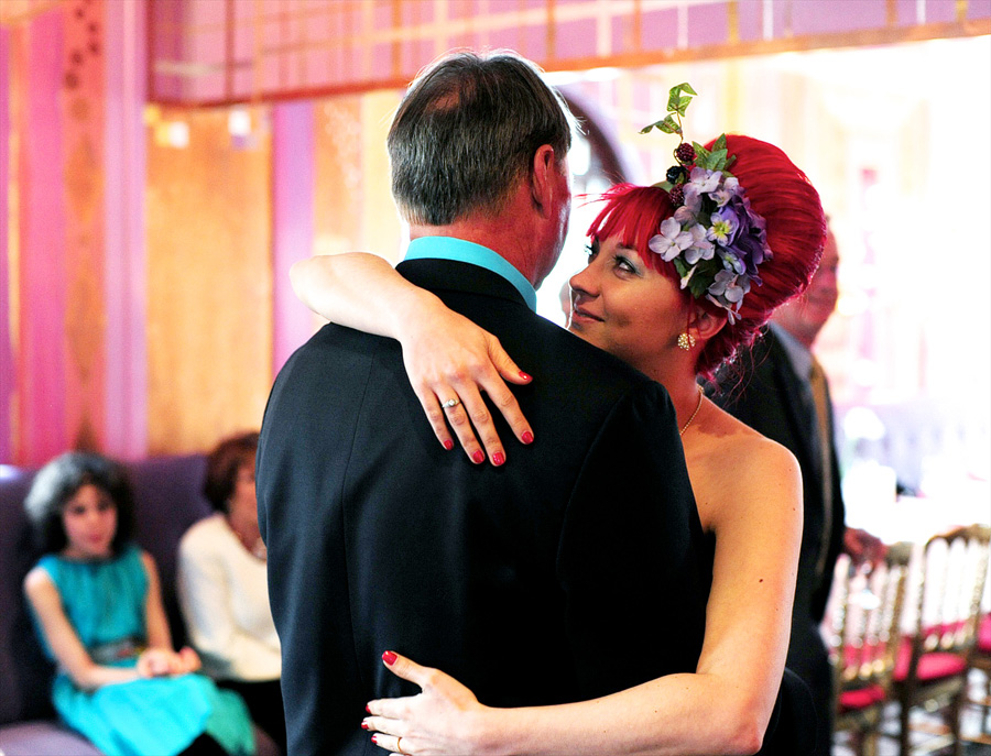 Britni dancing with her dad.