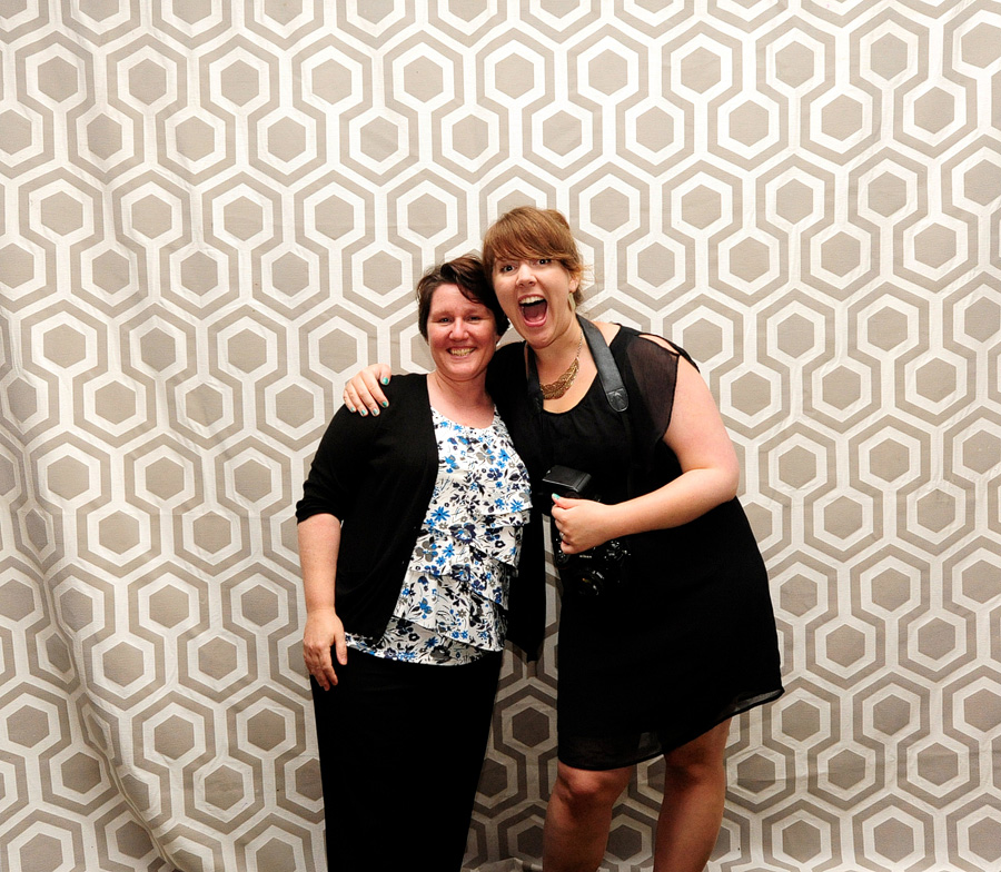 Kim and I taking advantage of Liz & Joe's photo booth!