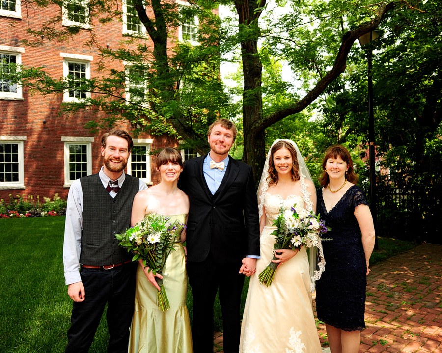 We had a stunning backdrop for Sarah & Ben's formals at the Belknap Mill!