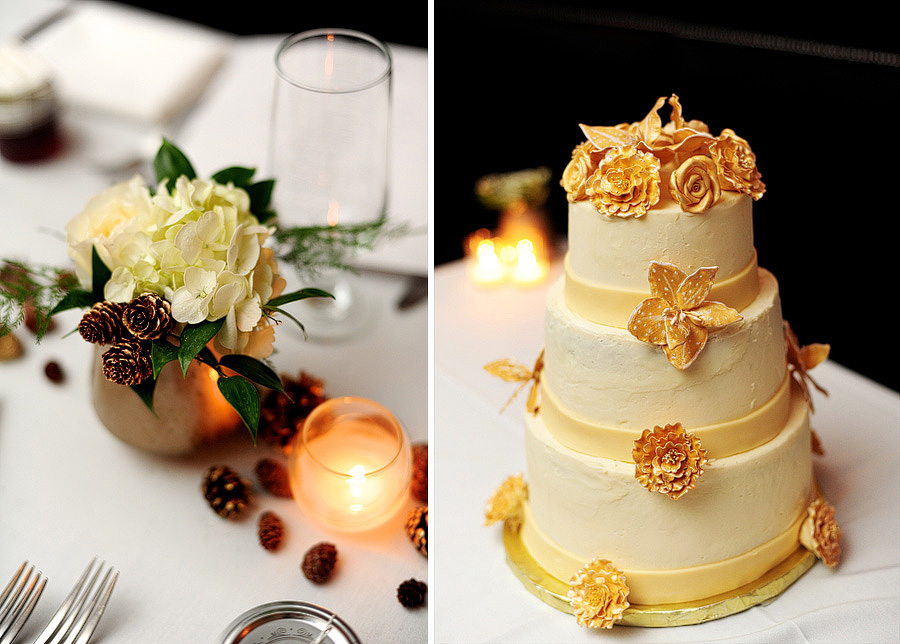 More flowers, and Bobbie & Peter's cake, also made by a friend! (Bobbie & Peter have super talented friends. ;)