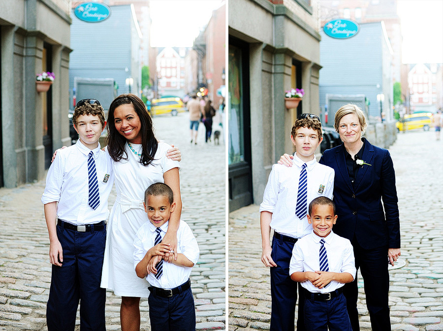 Deb & Lisa kept their formals really simple -- they just wanted a few shots with Lisa's two boys!