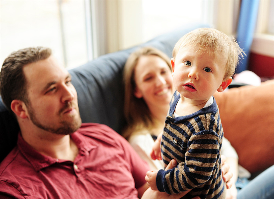 I spent an afternoon with Tracy & Ryan and finally met their little guy, Max, for a family shoot!