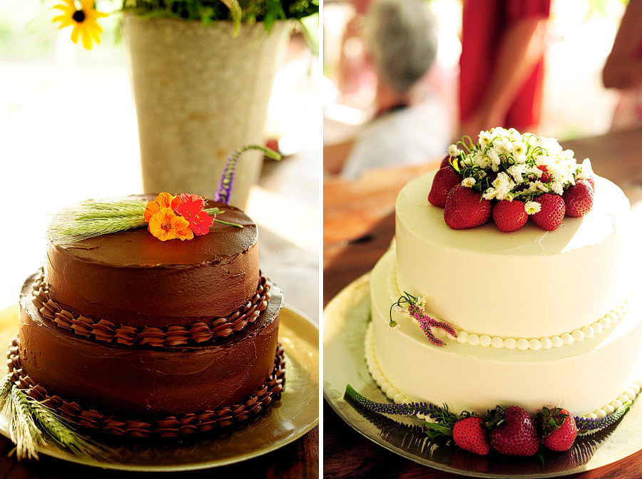 Christina & Jon's incredible cakes, from Aurora Provisions in Portland, ME!