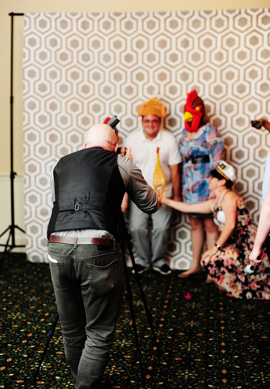 Graham doin' his photo booth thang at Lianna & Katy's wedding.