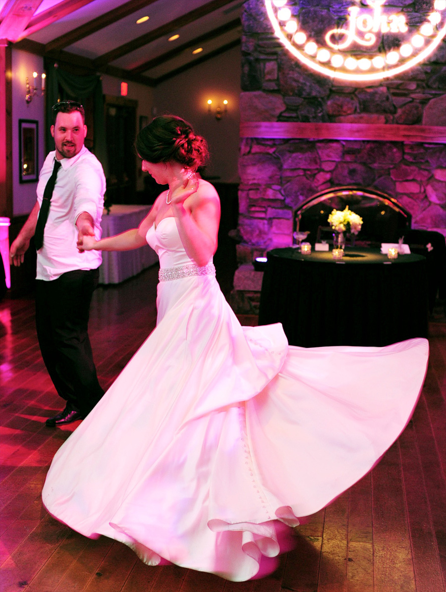 Lindsay dancing with her brother!