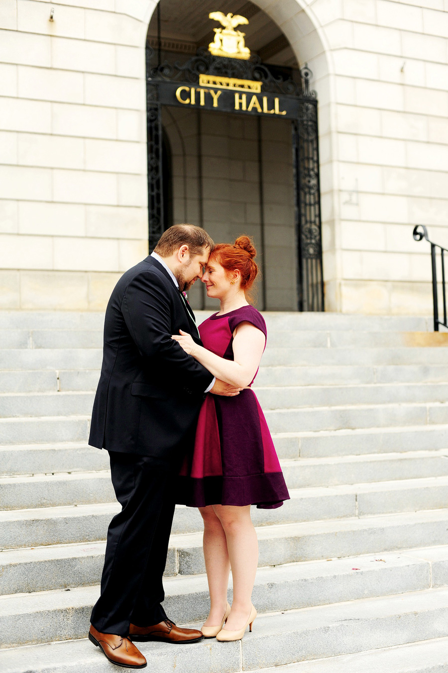 They were married at City Hall, so this photo was a must. :)