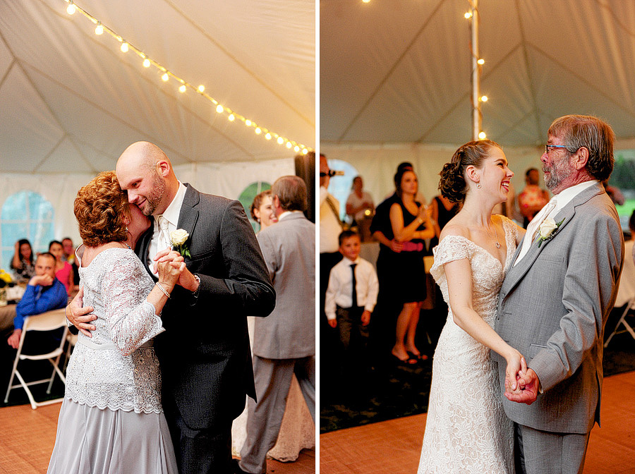 Joe & his mom, and Liz & her dad!