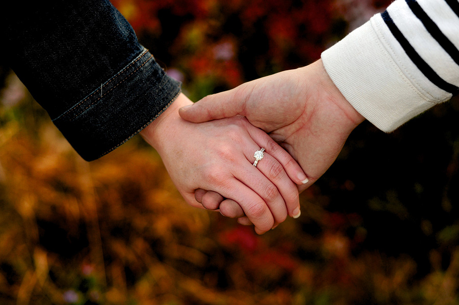 I love this ring shot from Jenna & Jeff's engagement session!