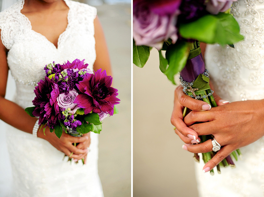 Lovely's amazing purple bouquet from Little River Flower Farm in Buxton, ME!