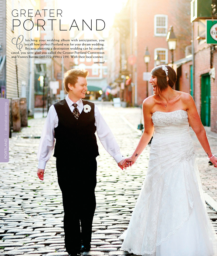 Kerri & Amy got their own page, too -- featured in the Destinations section!