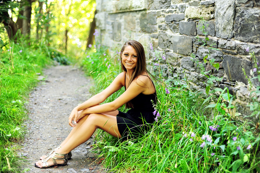 maine senior portraits at fort williams