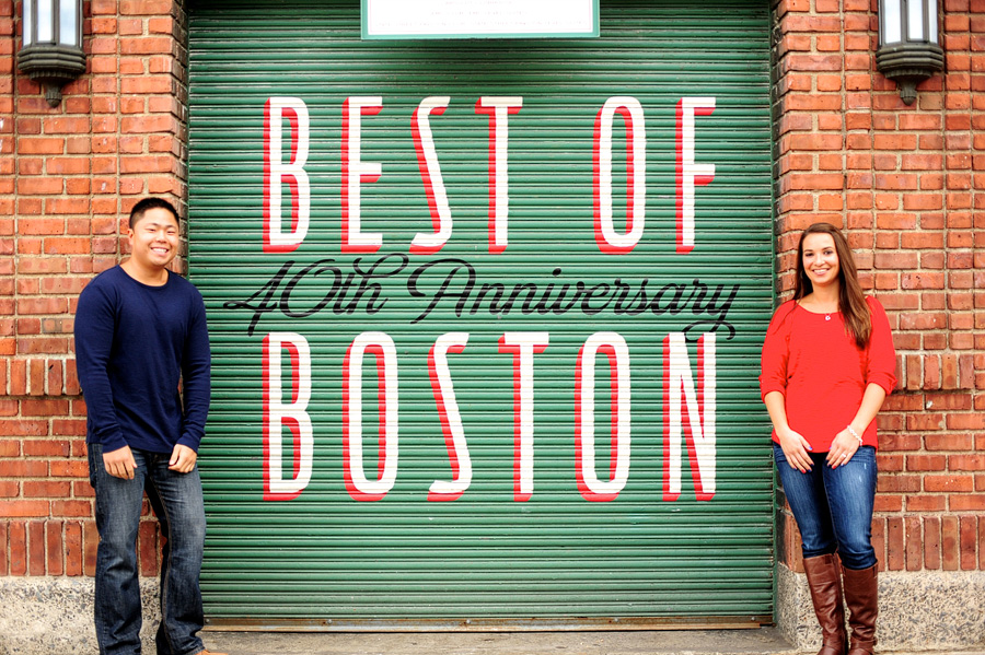 fenway park engagement session