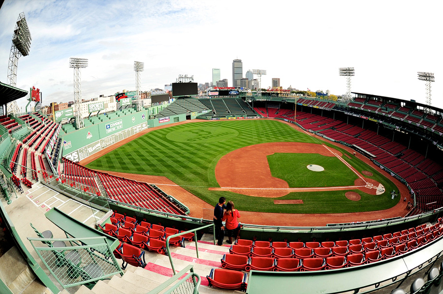 fenway park engagement photos