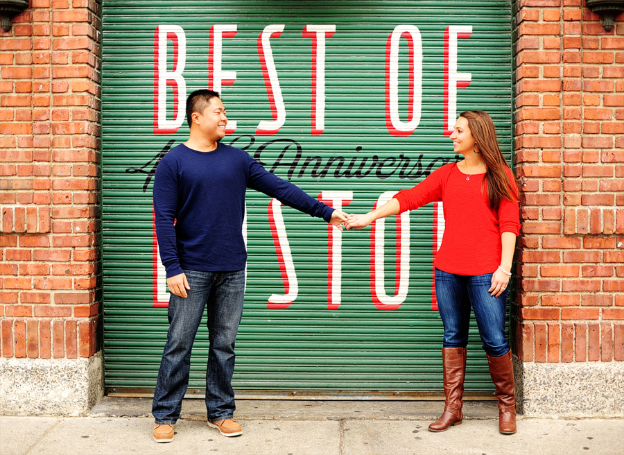 fenway park engagement session