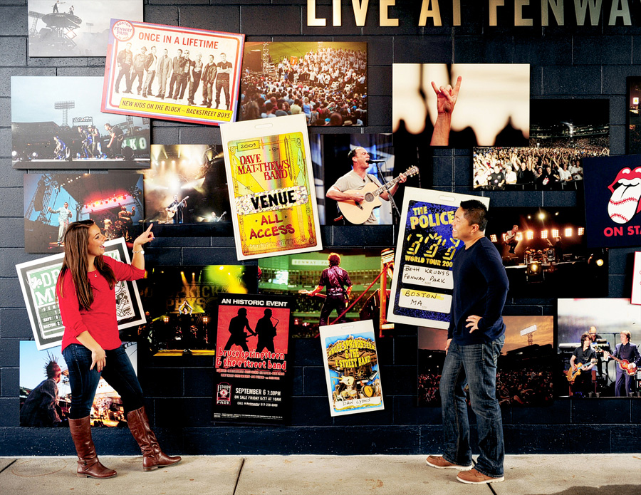 engagement session at fenway park