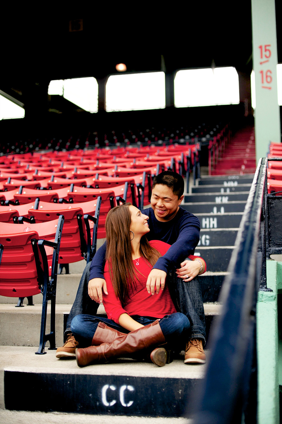 fenway park engagement session