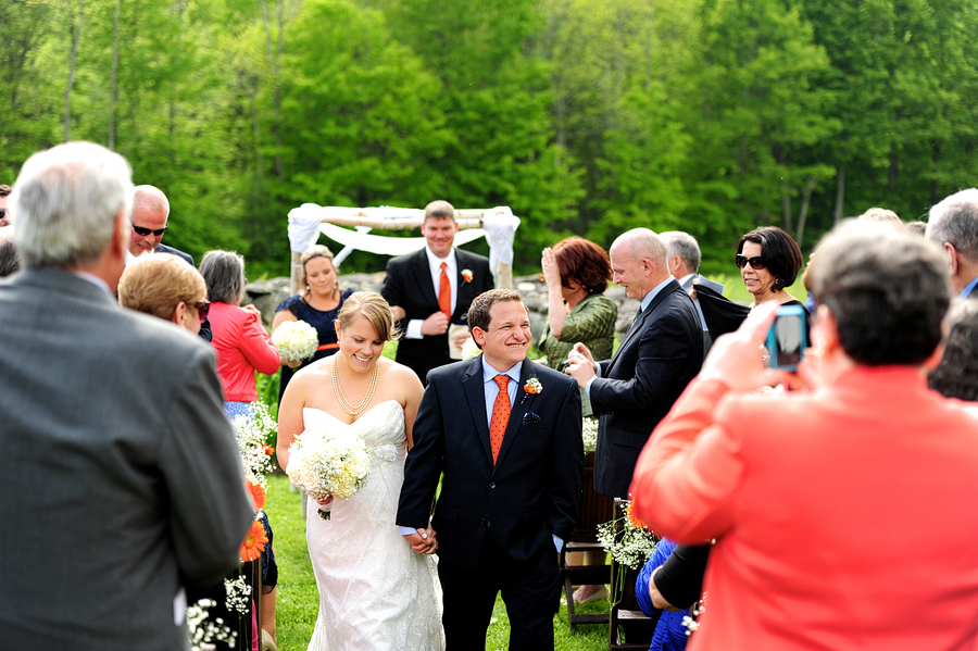 spring wedding at moody mountain farm