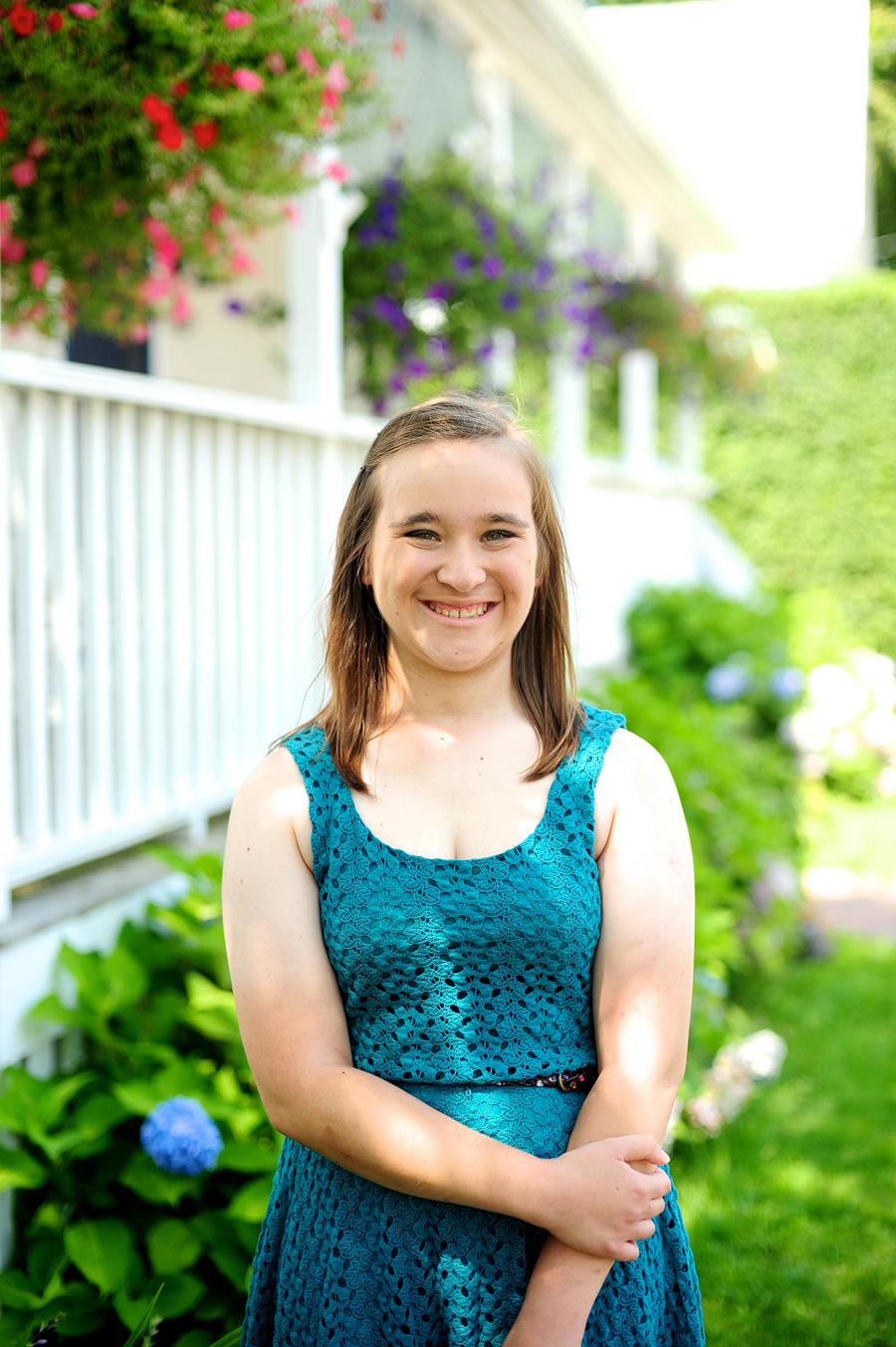 peaks island senior photos