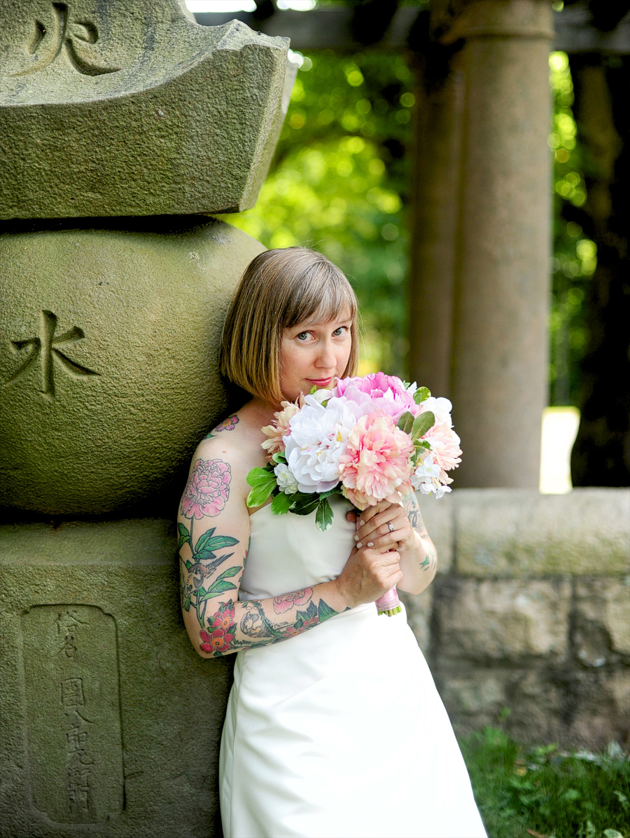 tattooed bride