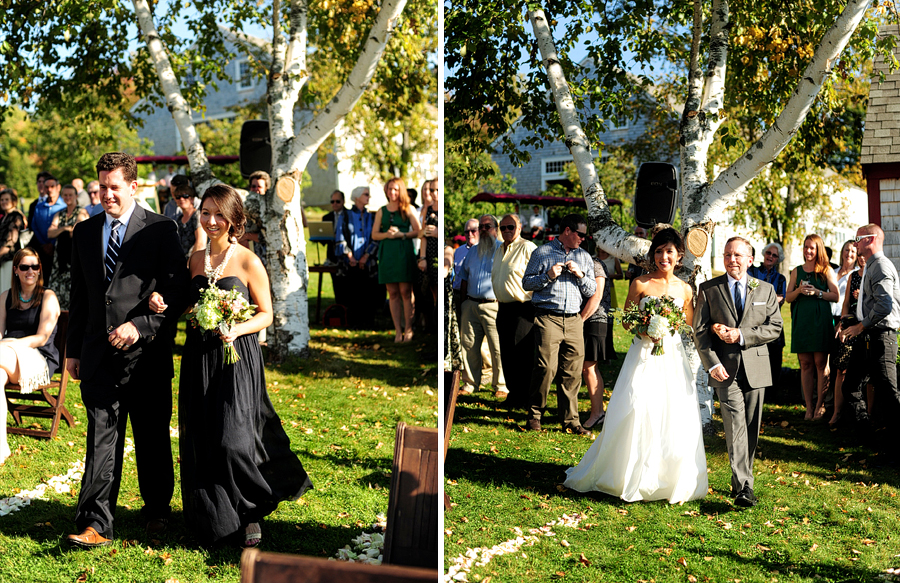 fall wedding at a farm in new hampshire