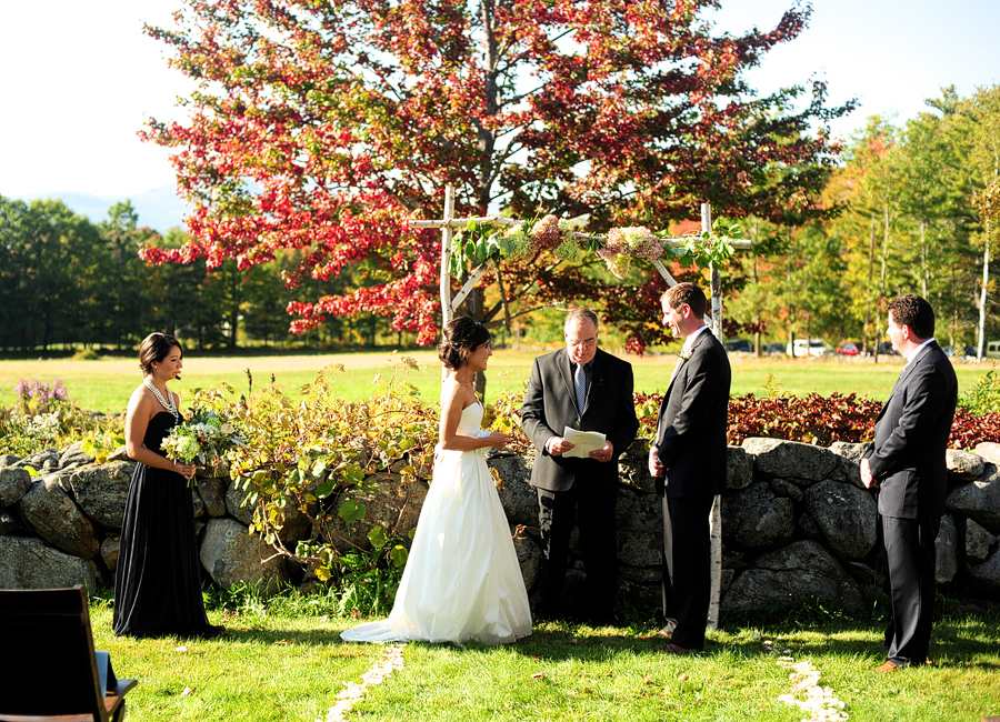 fall wedding at moody mountain farm