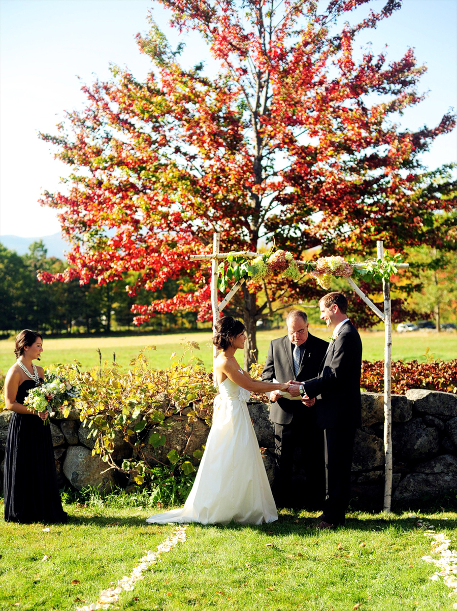 fall wedding at moody mountain farm
