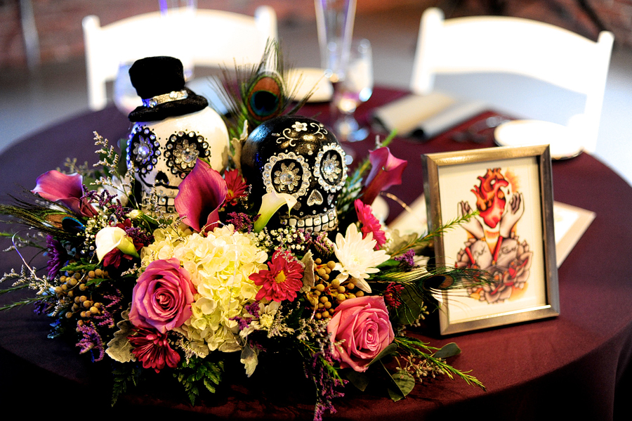 sugar skull wedding