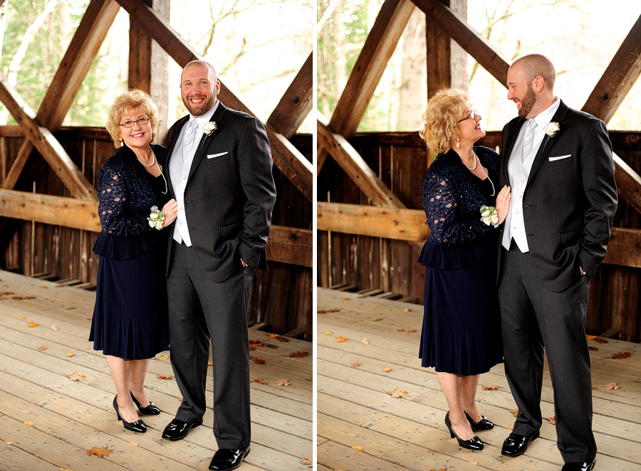 wedding at artist's covered bridge