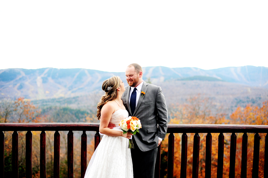 wedding at ski esta maine