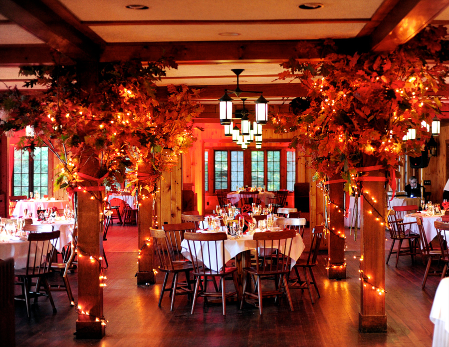 fall wedding migis lodge